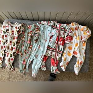 Angel dear newborn footie set